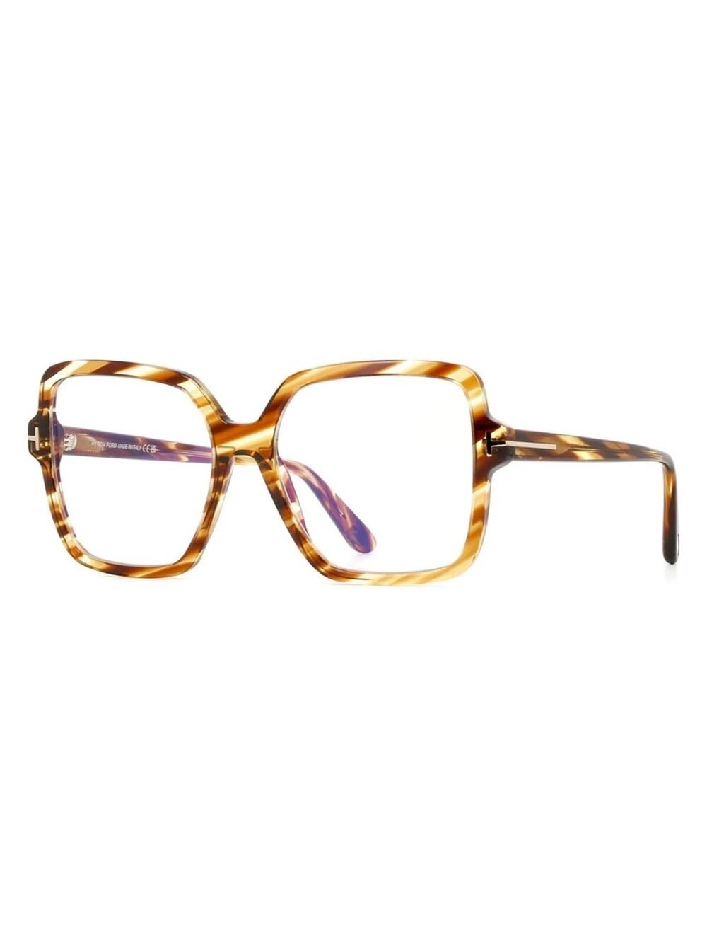 NEW!!! Tom Ford FT6063-B 055 Tortoiseshell Square Women Glasses Authentic